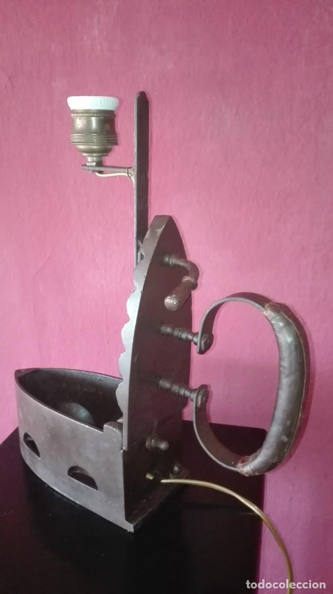 Antig&uuml;edades: ANTIGUA LAMPARA PLANCHA - Foto 4