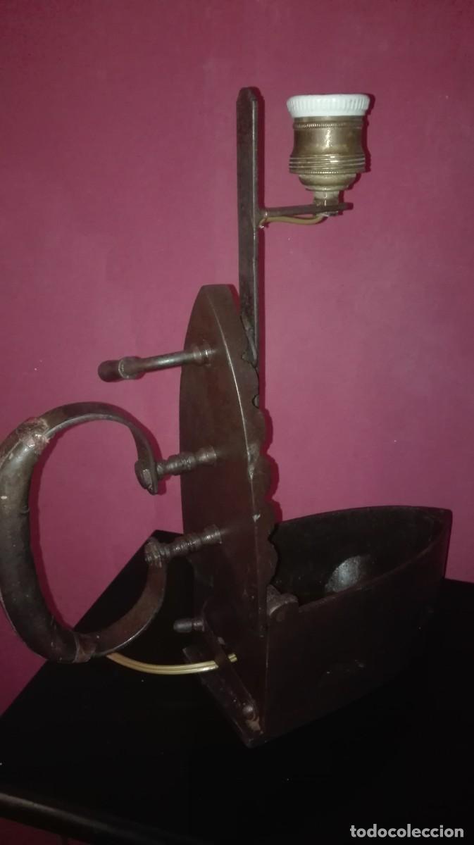 Antig&uuml;edades: ANTIGUA LAMPARA PLANCHA - Foto 9