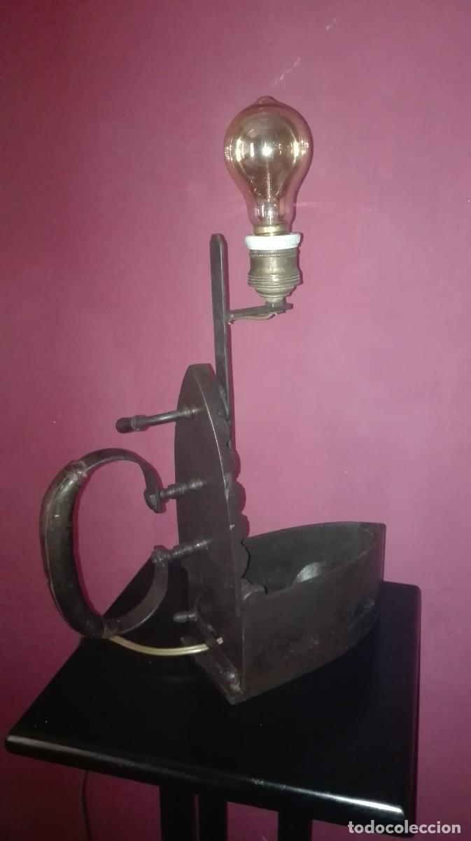 Antig&uuml;edades: ANTIGUA LAMPARA PLANCHA - Foto 10