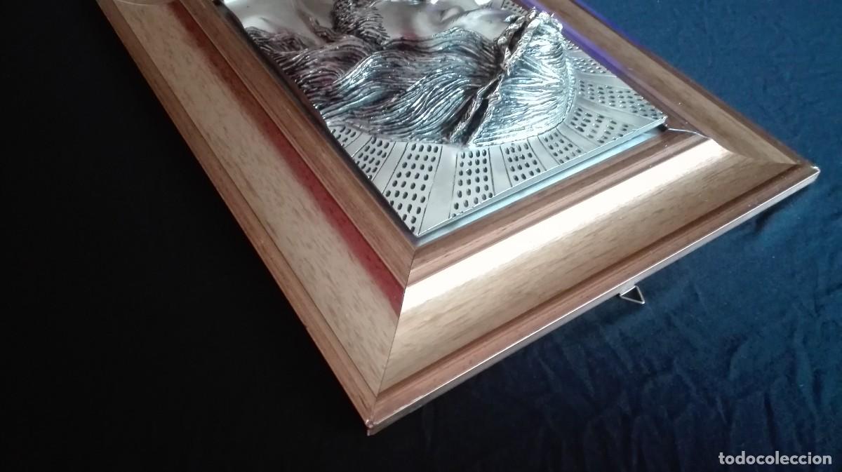 Antig&uuml;edades: CUADRO ROSTRO CRISTO (BA&Ntilde;ADO EN PLATA) - Foto 15