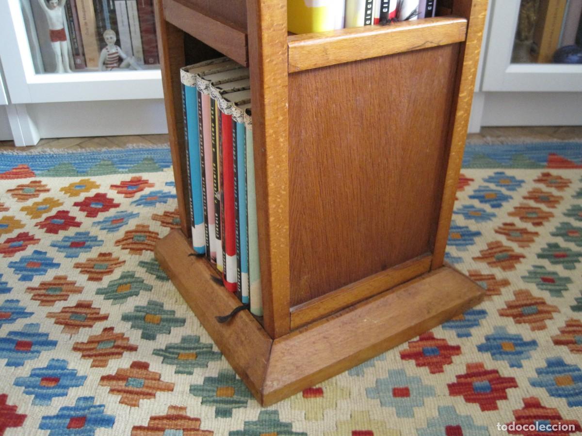 Antig&uuml;edades: PRECIOSA MESA LIBRER&Iacute;A - MADERA - HEXAGONAL - A&Ntilde;OS 40 - Foto 8