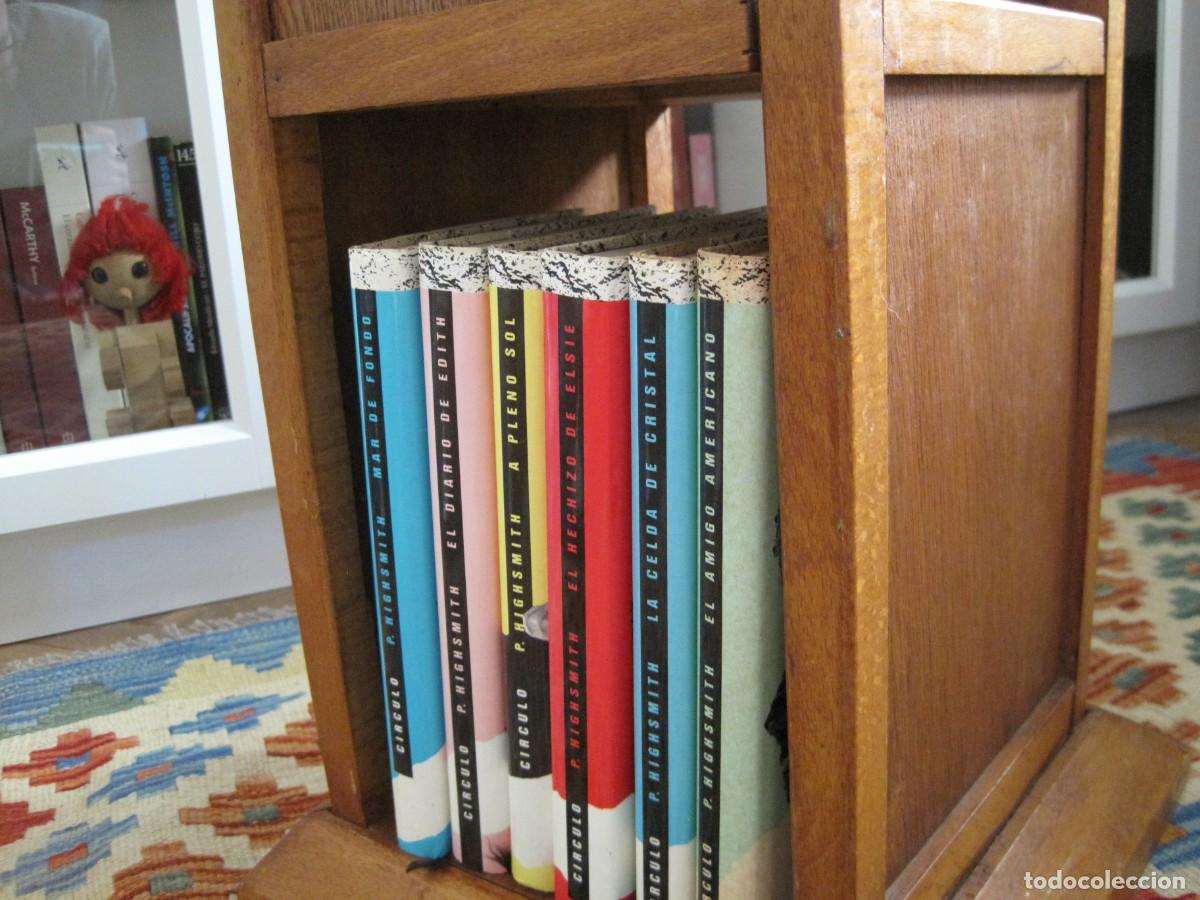 Antig&uuml;edades: PRECIOSA MESA LIBRER&Iacute;A - MADERA - HEXAGONAL - A&Ntilde;OS 40 - Foto 14