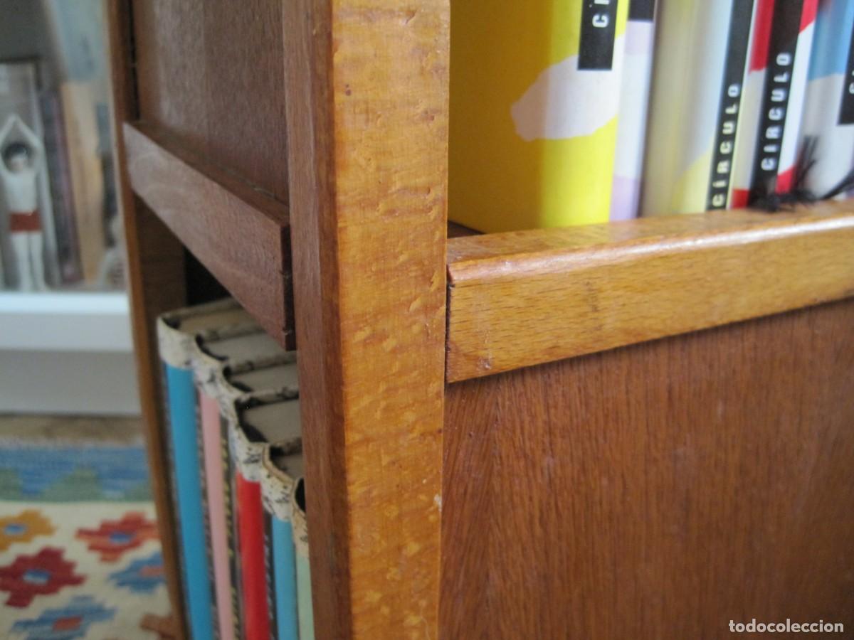 Antig&uuml;edades: PRECIOSA MESA LIBRER&Iacute;A - MADERA - HEXAGONAL - A&Ntilde;OS 40 - Foto 15