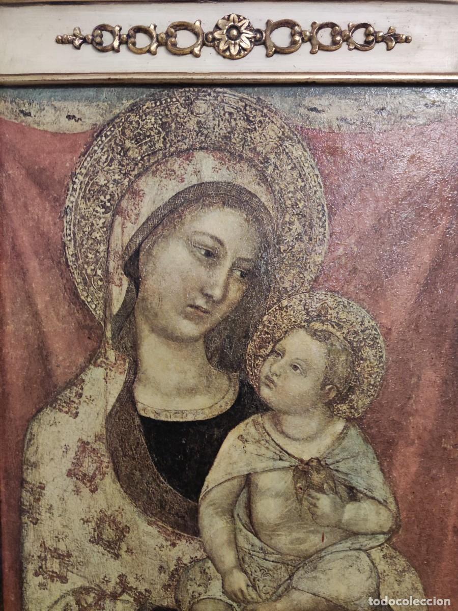 Antig&uuml;edades: RETABLO MADERA VIRGEN NI&Ntilde;O - Foto 1