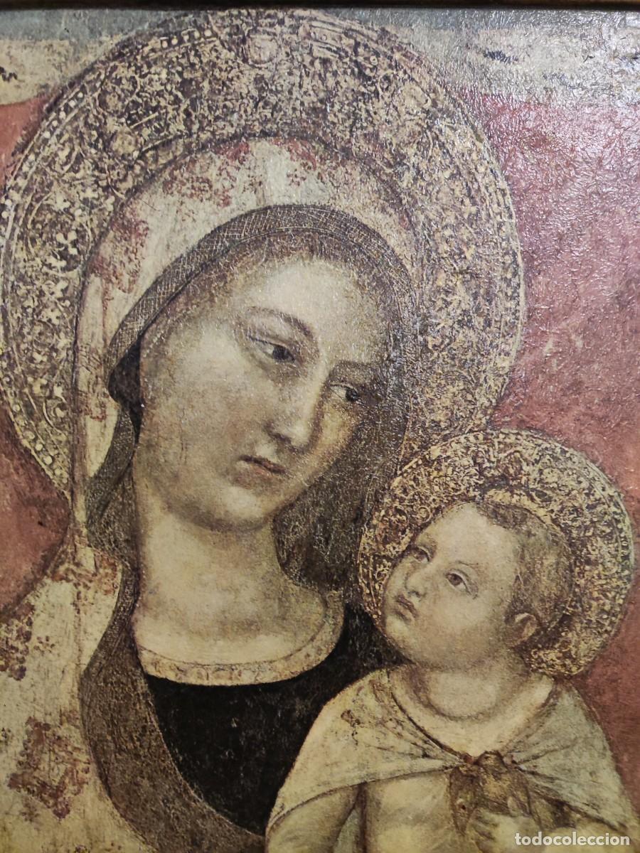 Antig&uuml;edades: RETABLO MADERA VIRGEN NI&Ntilde;O - Foto 3