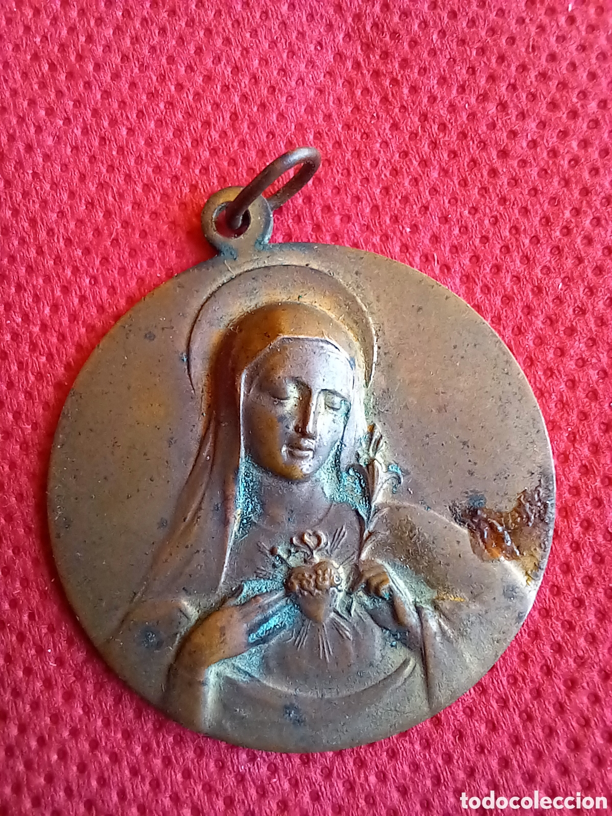 Antig&uuml;edades: MEDALLA RELIGIOSA VIRGEN - Foto 1