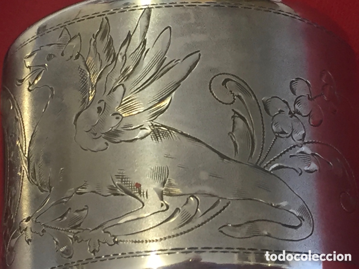 Antig&uuml;edades: SERVILLETEROS PLATA 800 - Foto 2