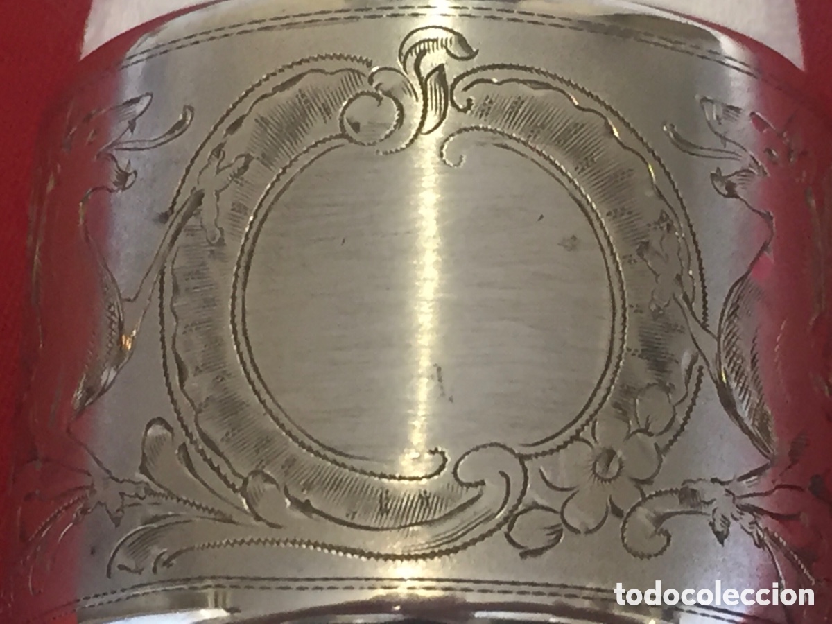 Antig&uuml;edades: SERVILLETEROS PLATA 800 - Foto 6