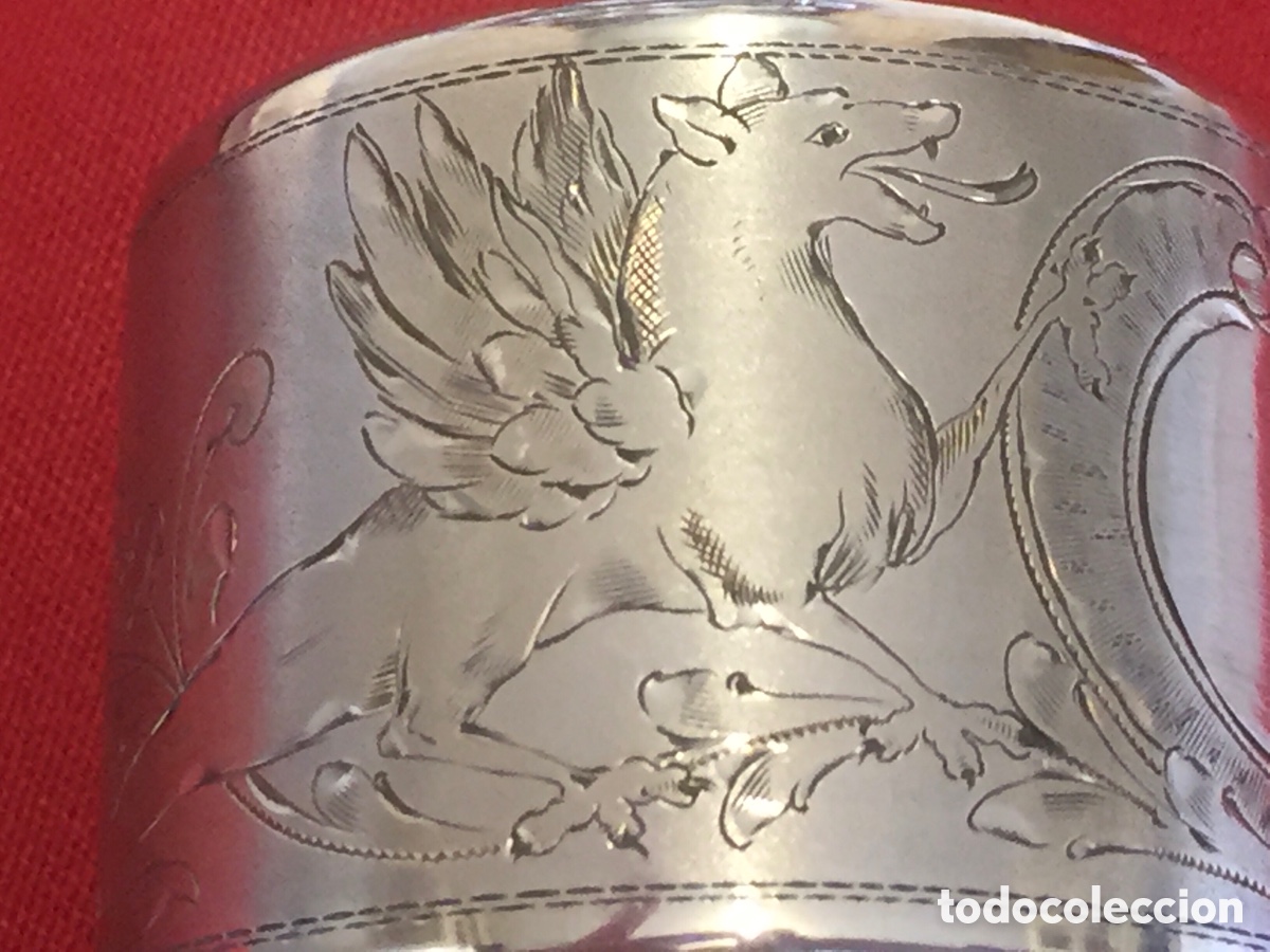 Antig&uuml;edades: SERVILLETEROS PLATA 800 - Foto 7