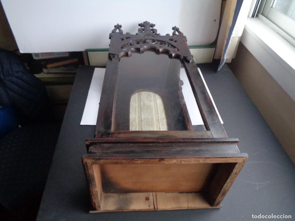 Antig&uuml;edades: ANTIGUA HORNACINA DE MADERA - Foto 11