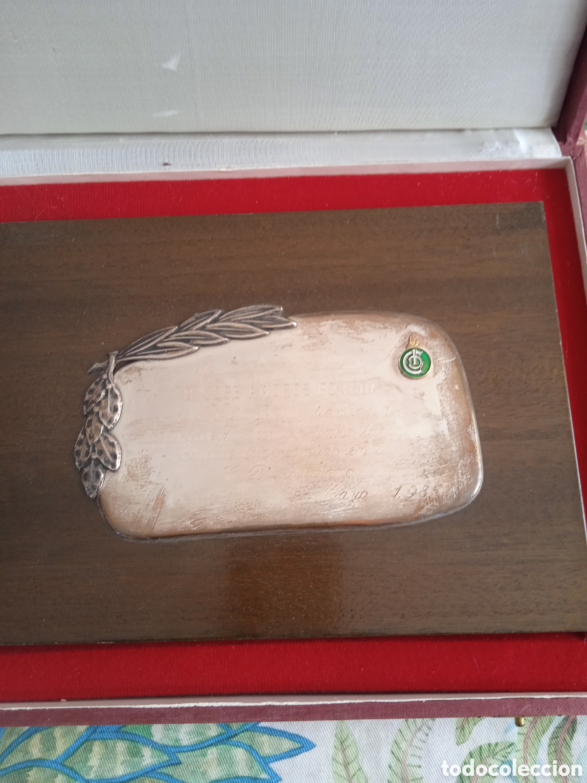 Antig&uuml;edades: Placa de plata del ilicitano - Foto 1