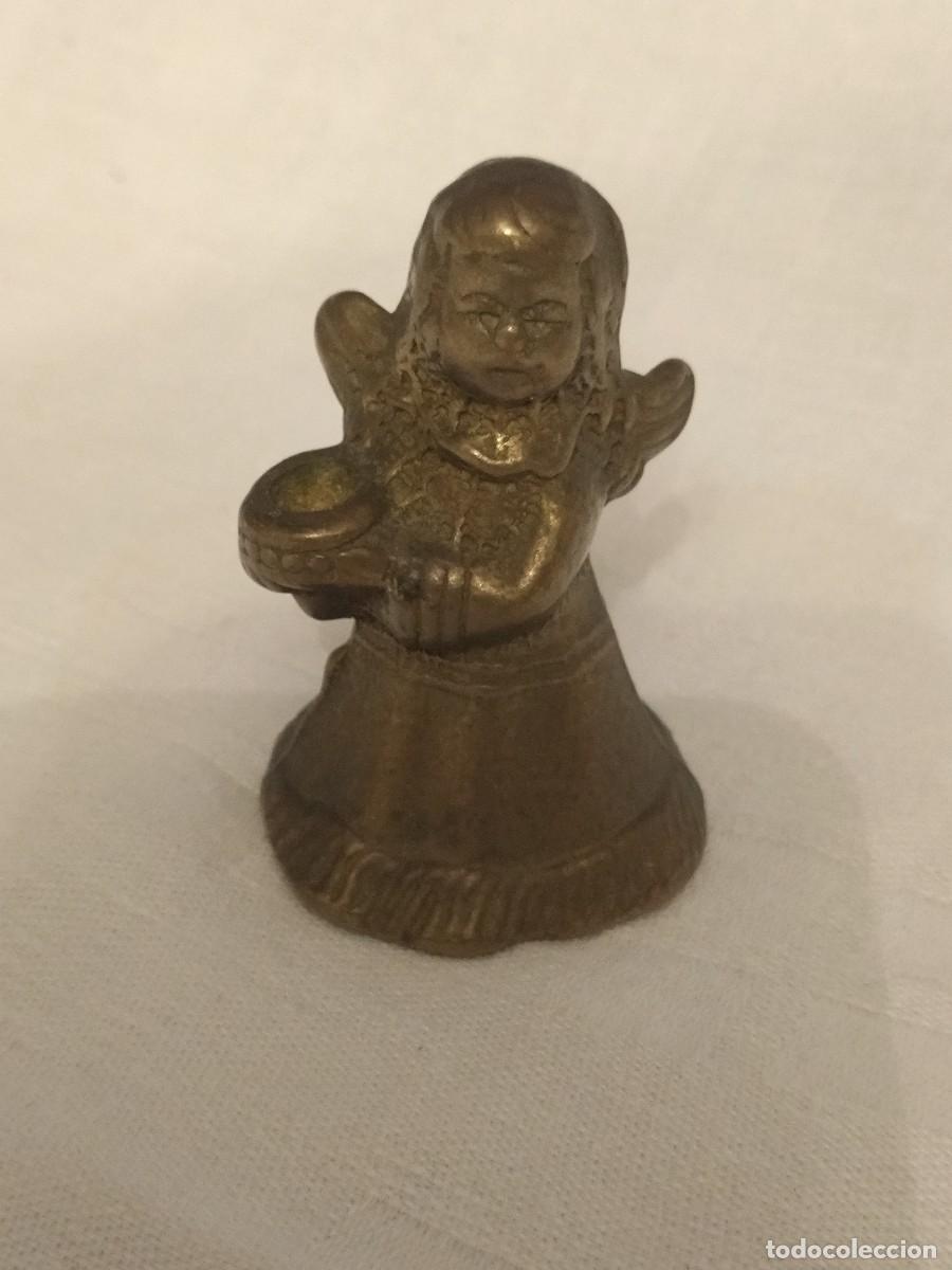 Antig&uuml;edades: Peque&ntilde;o &aacute;ngel de bronce. - Foto 2