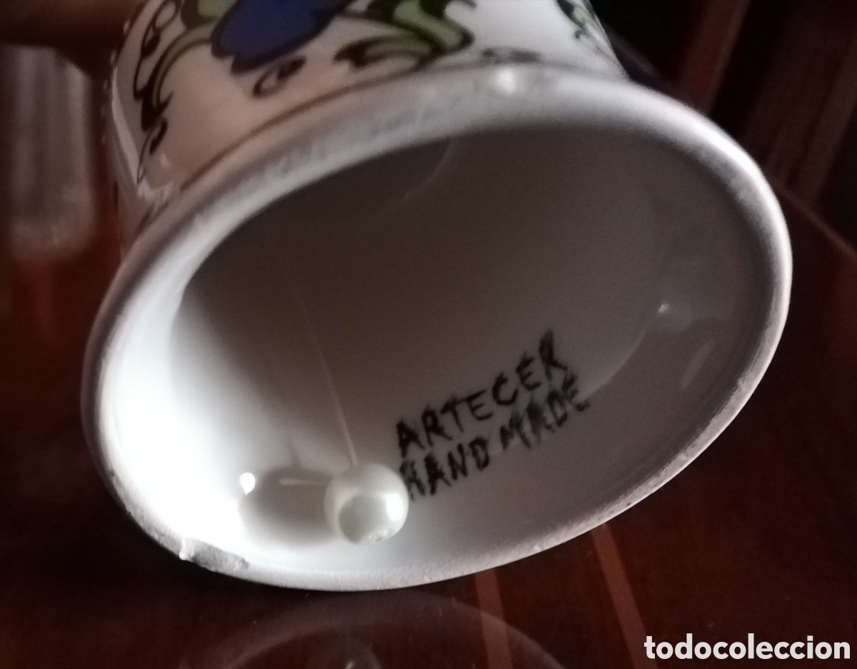 Antig&uuml;edades: CAMPANILLA CER&Aacute;MICA - Foto 2