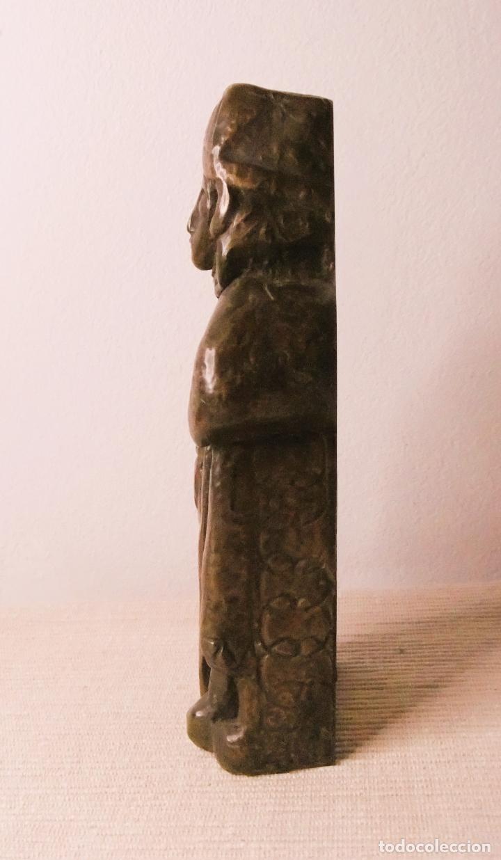 Antig&uuml;edades: IMAGEN DE ST. PATRICK EN RESINA Y BRONCE - Foto 2