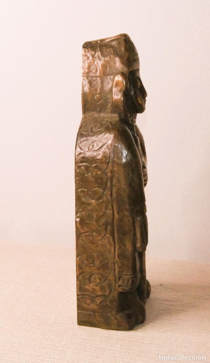 Antig&uuml;edades: IMAGEN DE ST. PATRICK EN RESINA Y BRONCE - Foto 3