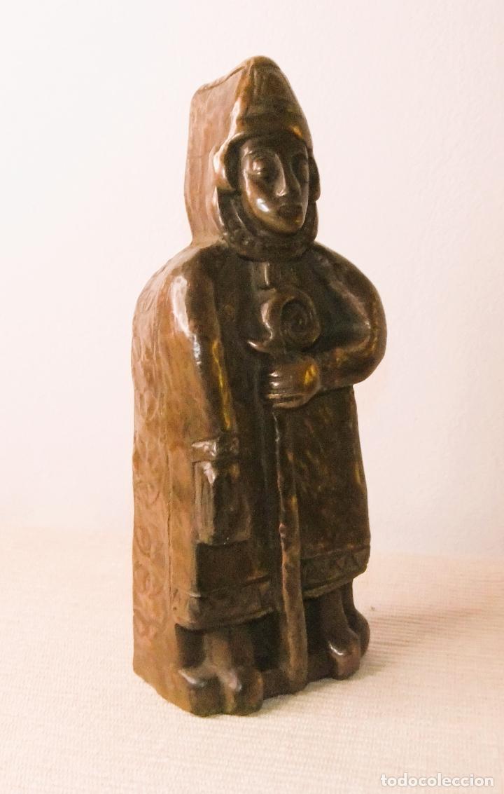 Antig&uuml;edades: IMAGEN DE ST. PATRICK EN RESINA Y BRONCE - Foto 4