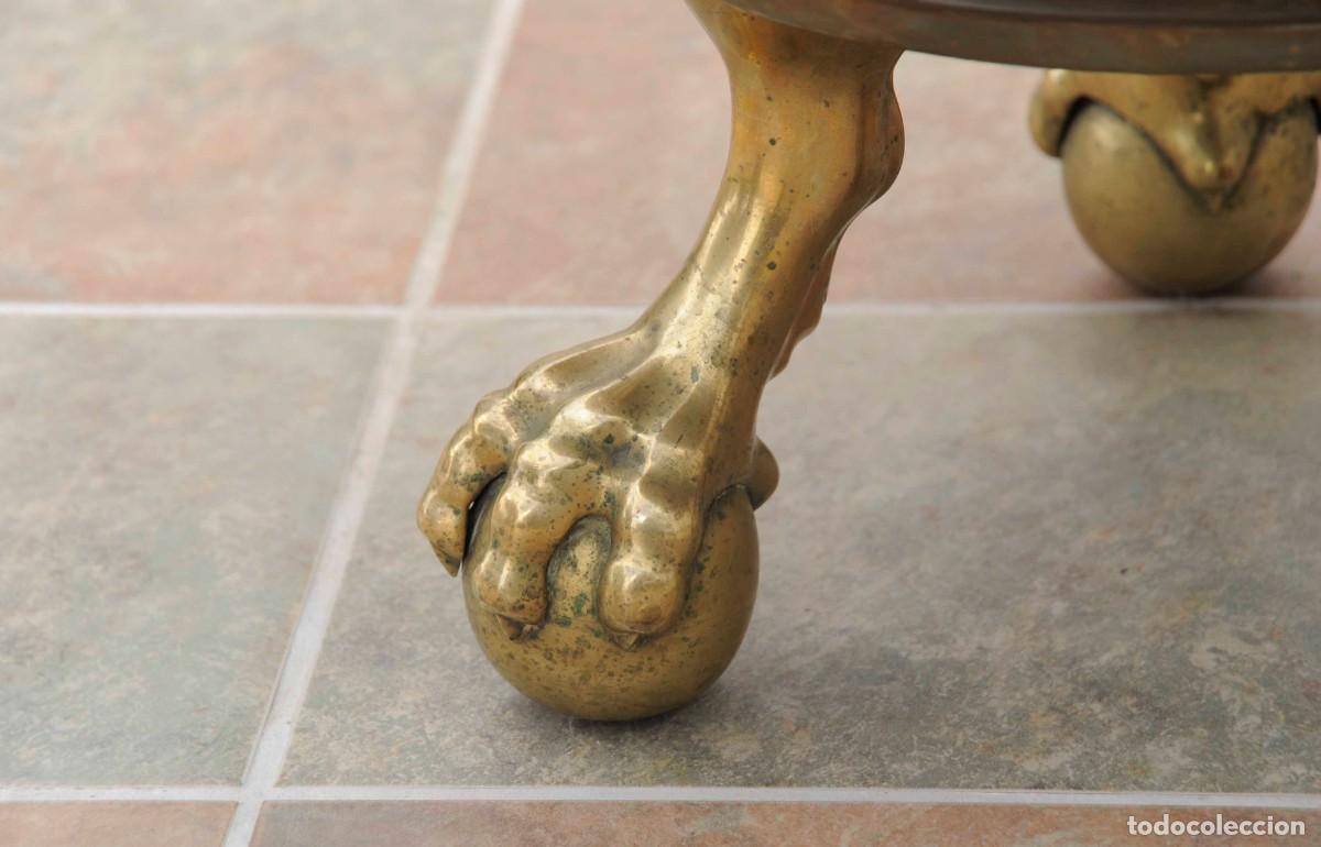 Antig&uuml;edades: Brasero bronce espa&ntilde;ol S.XIX - Foto 4