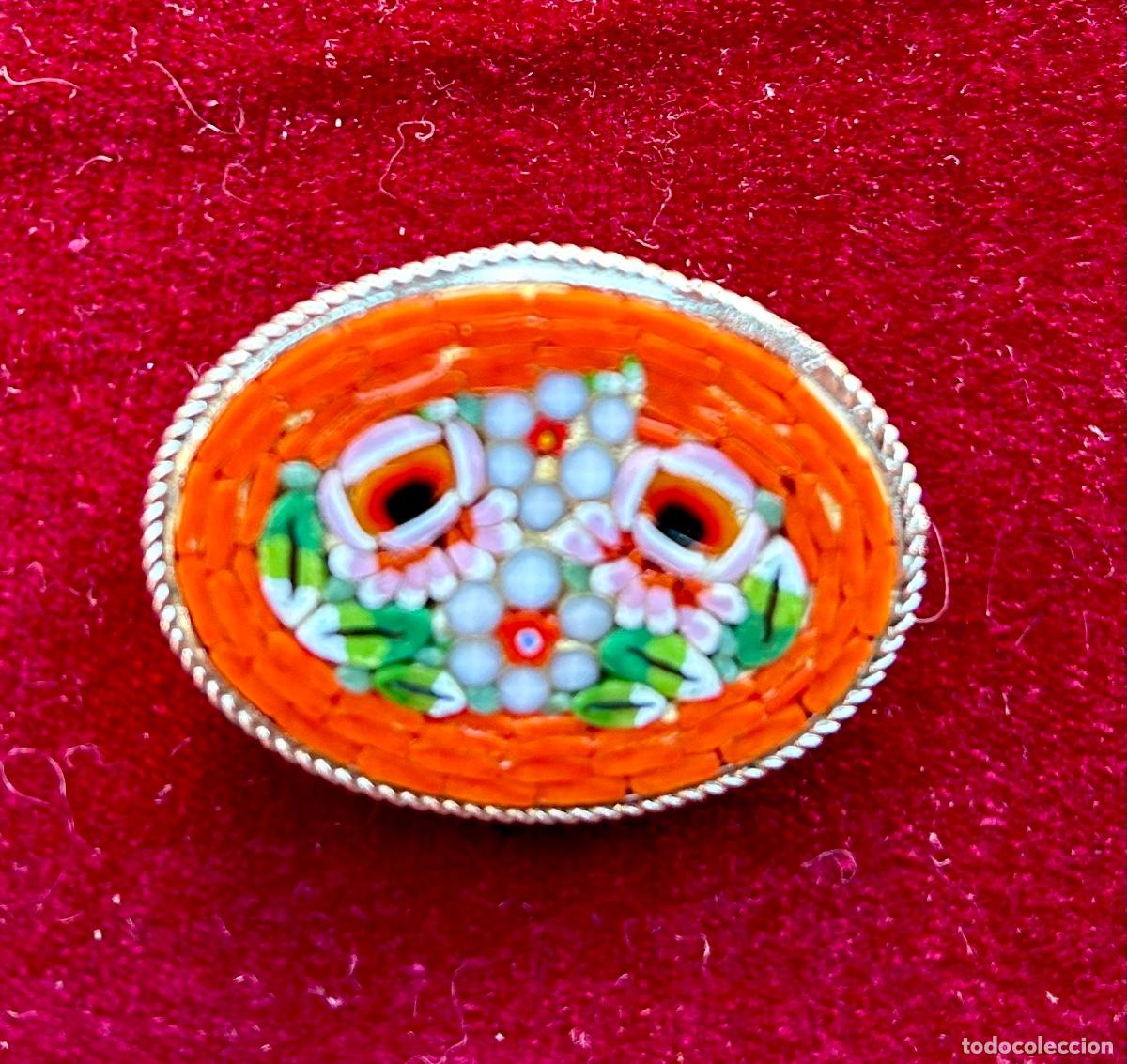 Antig&uuml;edades: Antiguo broche mosaico - Foto 1