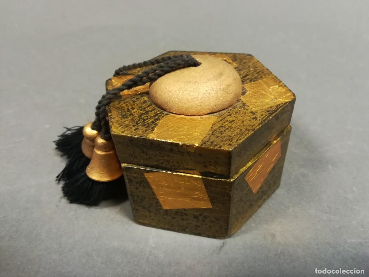 Antig&uuml;edades: CAJA DECORATIVA HEXAGONAL - Foto 2