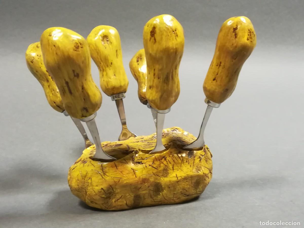 Antig&uuml;edades: CUCHARITAS PATATA POSTRE - Foto 1