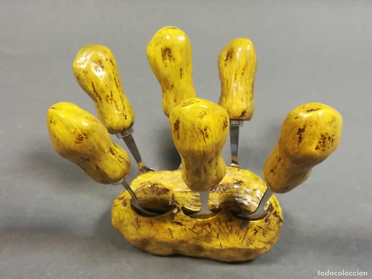 Antig&uuml;edades: CUCHARITAS PATATA POSTRE - Foto 3