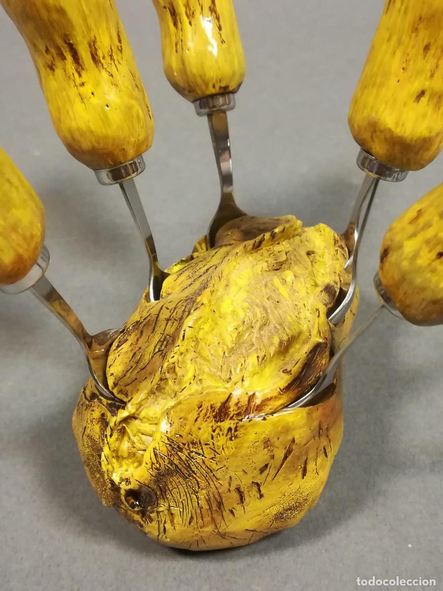 Antig&uuml;edades: CUCHARITAS PATATA POSTRE - Foto 4