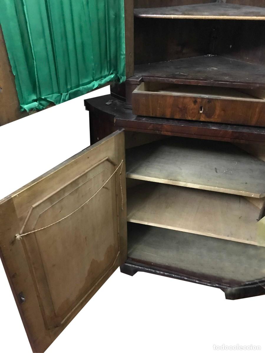Antig&uuml;edades: mueble esquinero antiguo - Foto 3