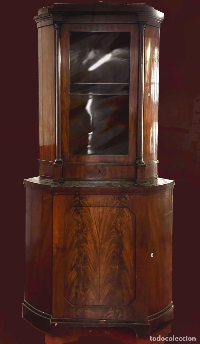 Antig&uuml;edades: mueble esquinero antiguo - Foto 4