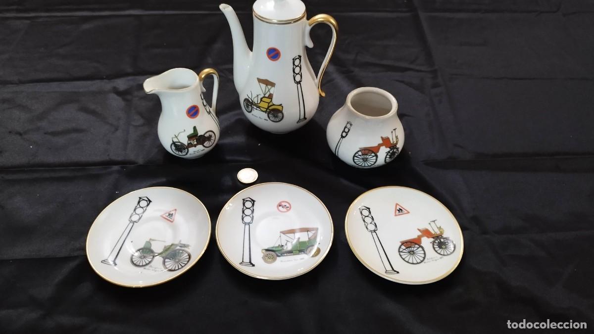 Antig&uuml;edades: Juego de cafe limoges -Rolls royce Incompleto - Foto 1