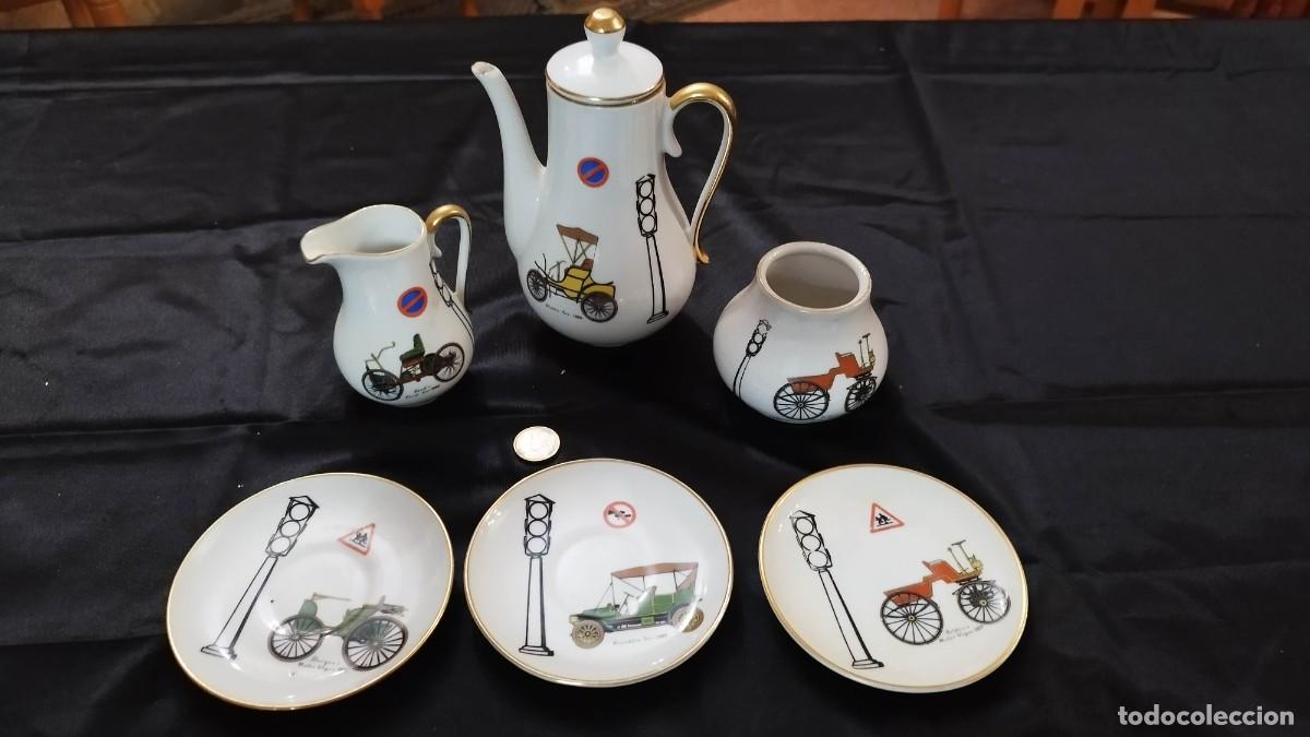 Antig&uuml;edades: Juego de cafe limoges -Rolls royce Incompleto - Foto 2