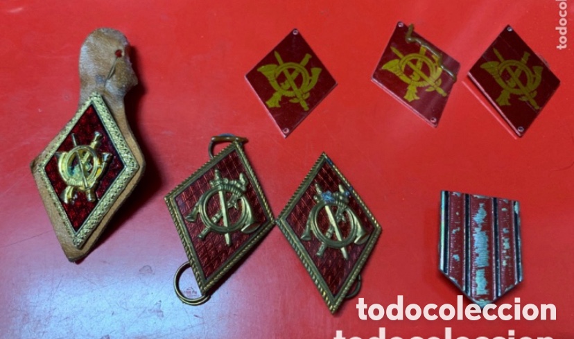 Antig&uuml;edades: Lote art&iacute;culos militares ej&eacute;rcito - Foto 1