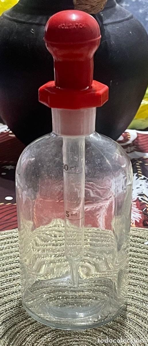 Antig&uuml;edades: BOTELLA DE CRISTAL LABORATORIO - Foto 1
