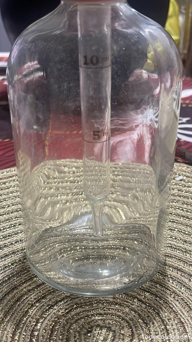 Antig&uuml;edades: BOTELLA DE CRISTAL LABORATORIO - Foto 3