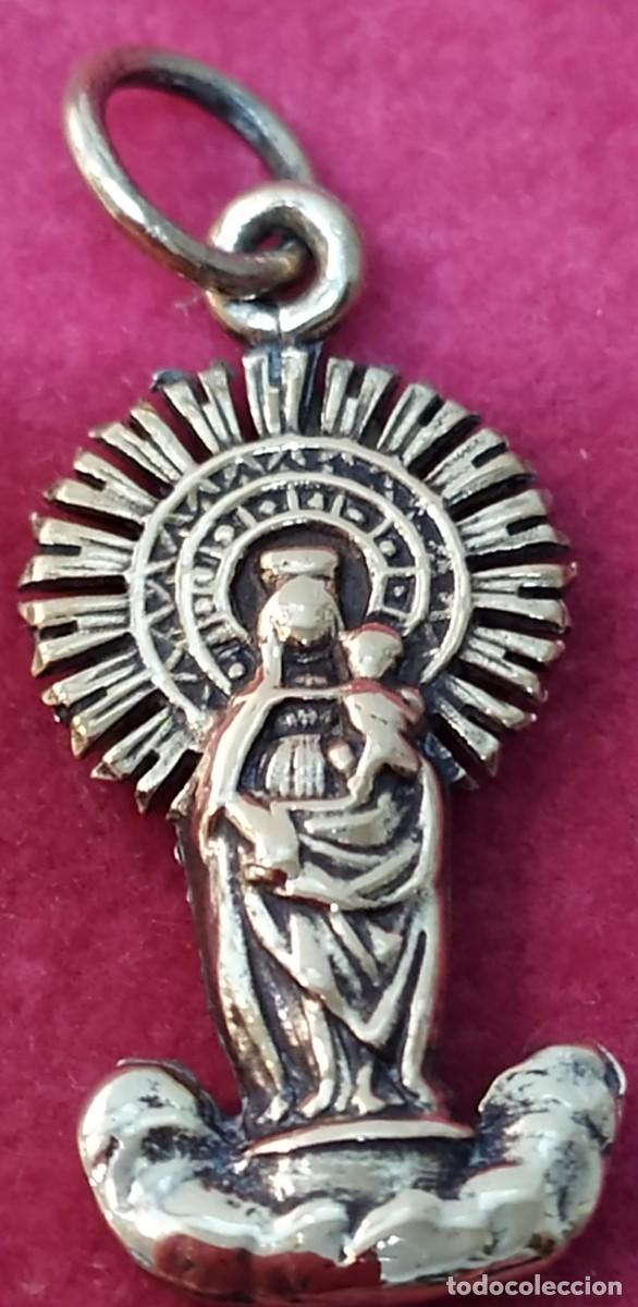 Antig&uuml;edades: MEDALLA DE LA VIRGEN DEL PILAR - Foto 1