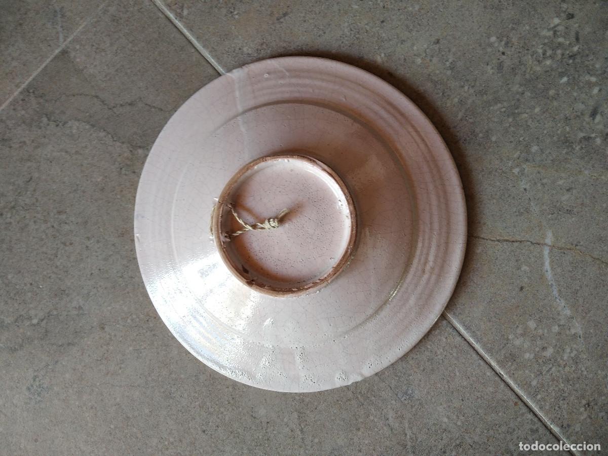 Antig&uuml;edades: Plato ceramica popular - Foto 2