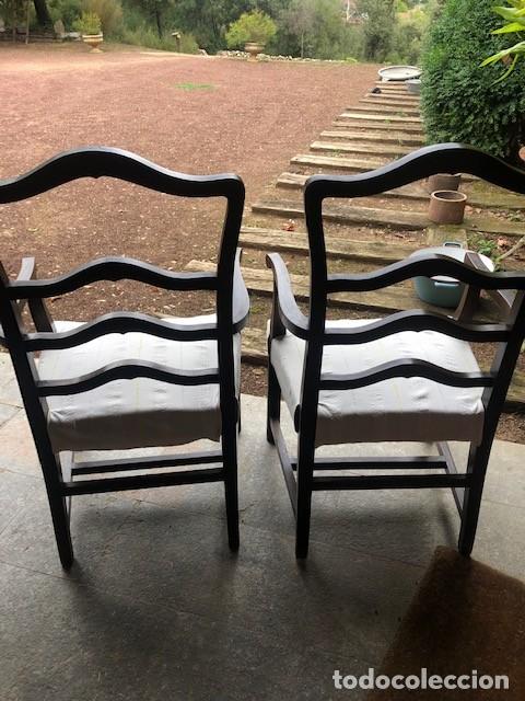 Antig&uuml;edades: Pareja de sillones madera - Foto 2