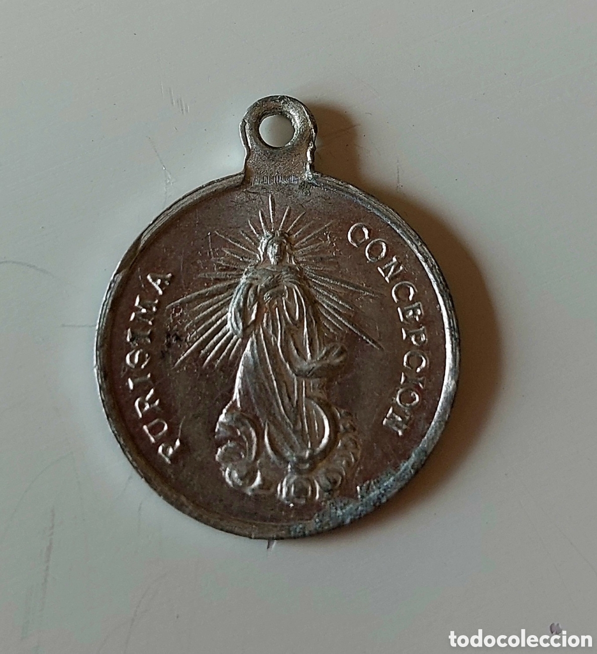 Antig&uuml;edades: INMACULADA CONCEPCION medalla religiosa antigua - Foto 1