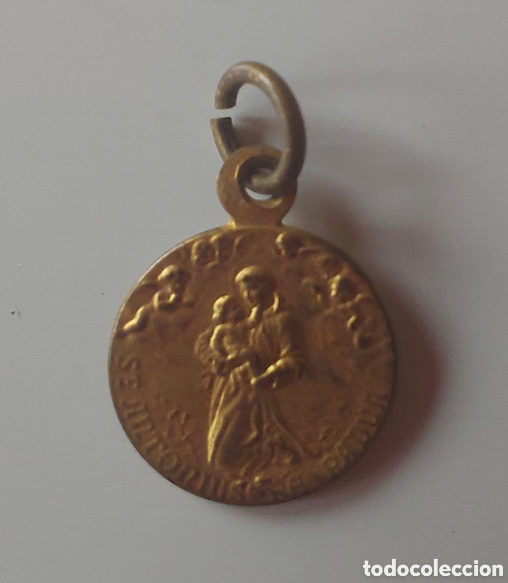 Antig&uuml;edades: Medalla madonna de pompei - Foto 2