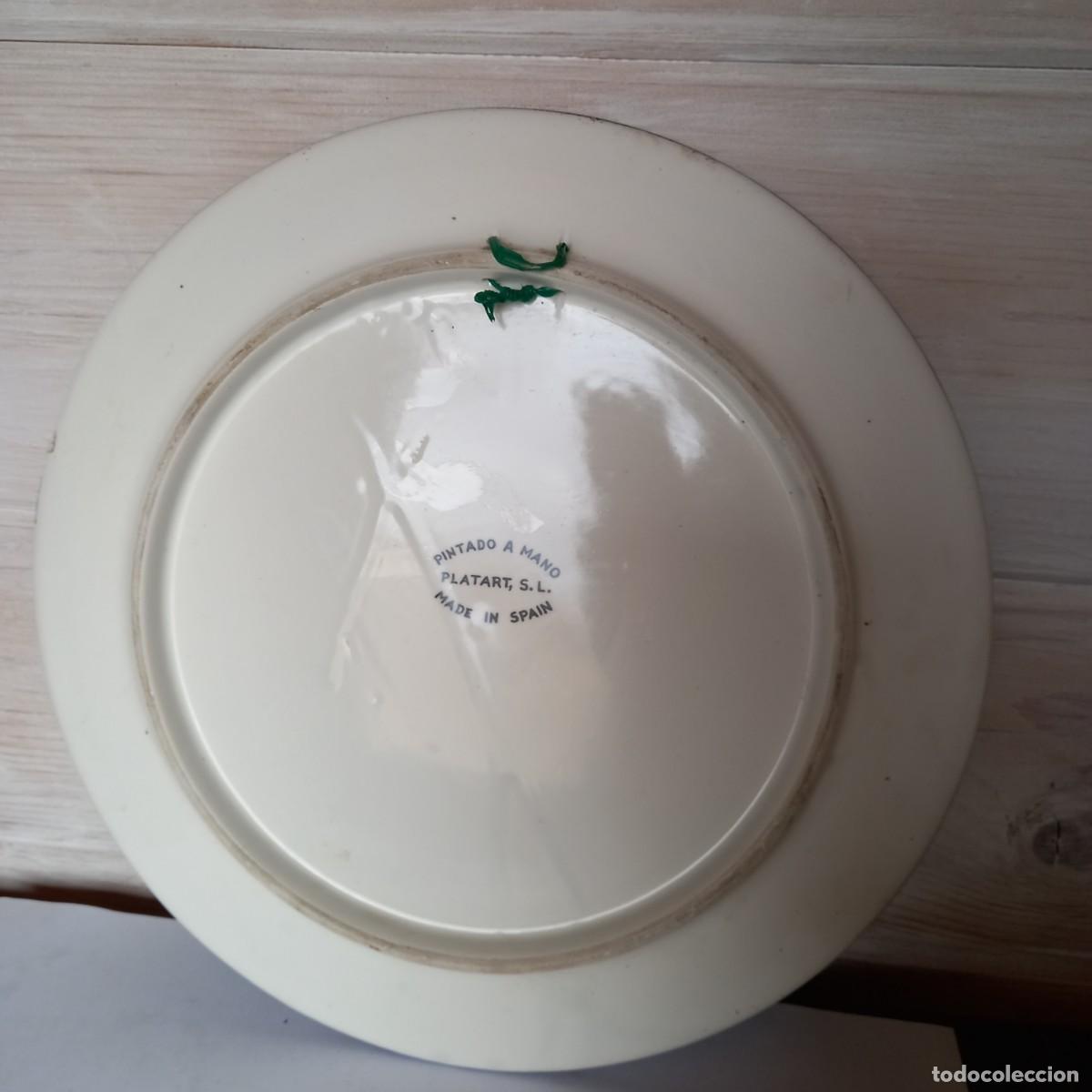 Antig&uuml;edades: Plato decorativo de Manises - Foto 2