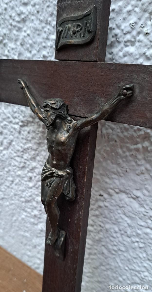 Antig&uuml;edades: CRUCIFIJO FINALES DEL SIGLO XIX - Foto 3