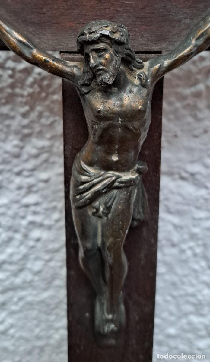 Antig&uuml;edades: CRUCIFIJO FINALES DEL SIGLO XIX - Foto 4