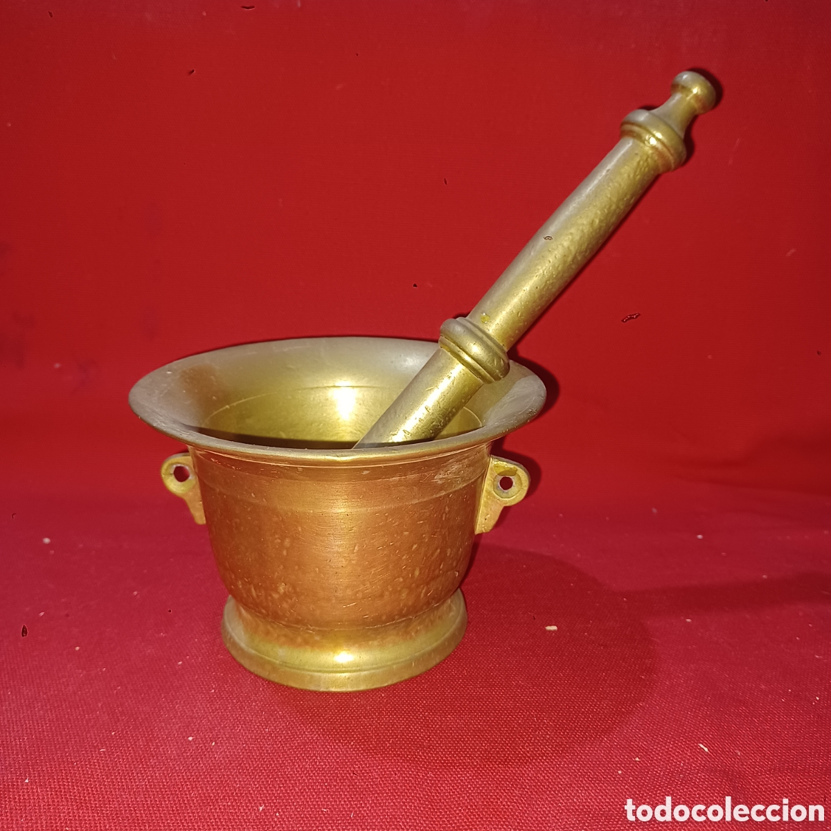 Antig&uuml;edades: Antiguo almirez o mortero S XIX - Foto 2