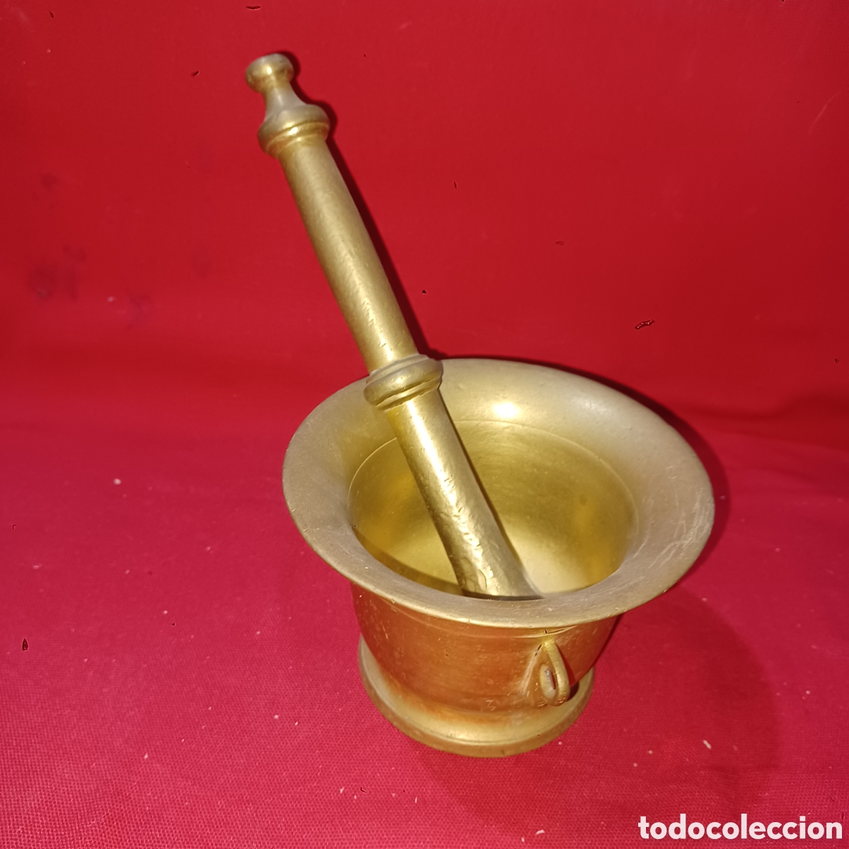 Antig&uuml;edades: Antiguo almirez o mortero S XIX - Foto 3