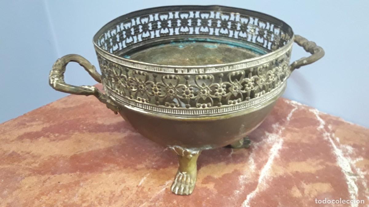 Antig&uuml;edades: CENTRO DE MESA DE BRONCE. FINALES DEL XIX. - Foto 5