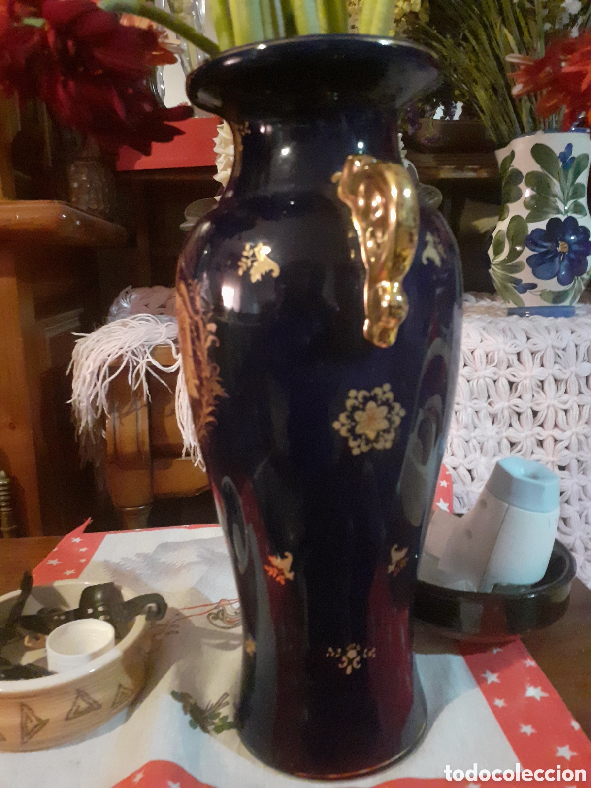 Antig&uuml;edades: Florero Limoges Venetian Lagoon - Foto 3