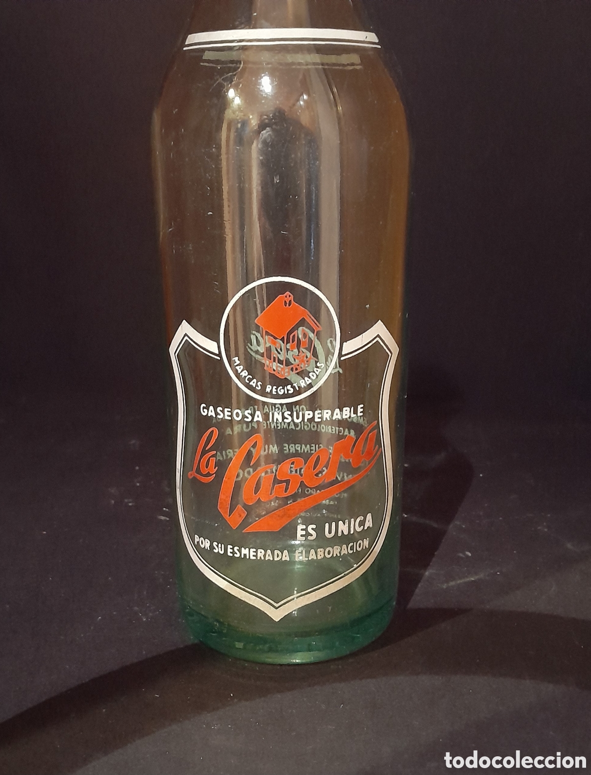 Antig&uuml;edades: Botella de gaseosa La Casera. - Foto 3