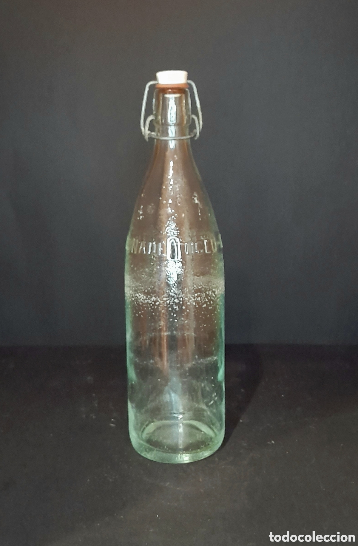 Antig&uuml;edades: Botella de limonada francesa. - Foto 2