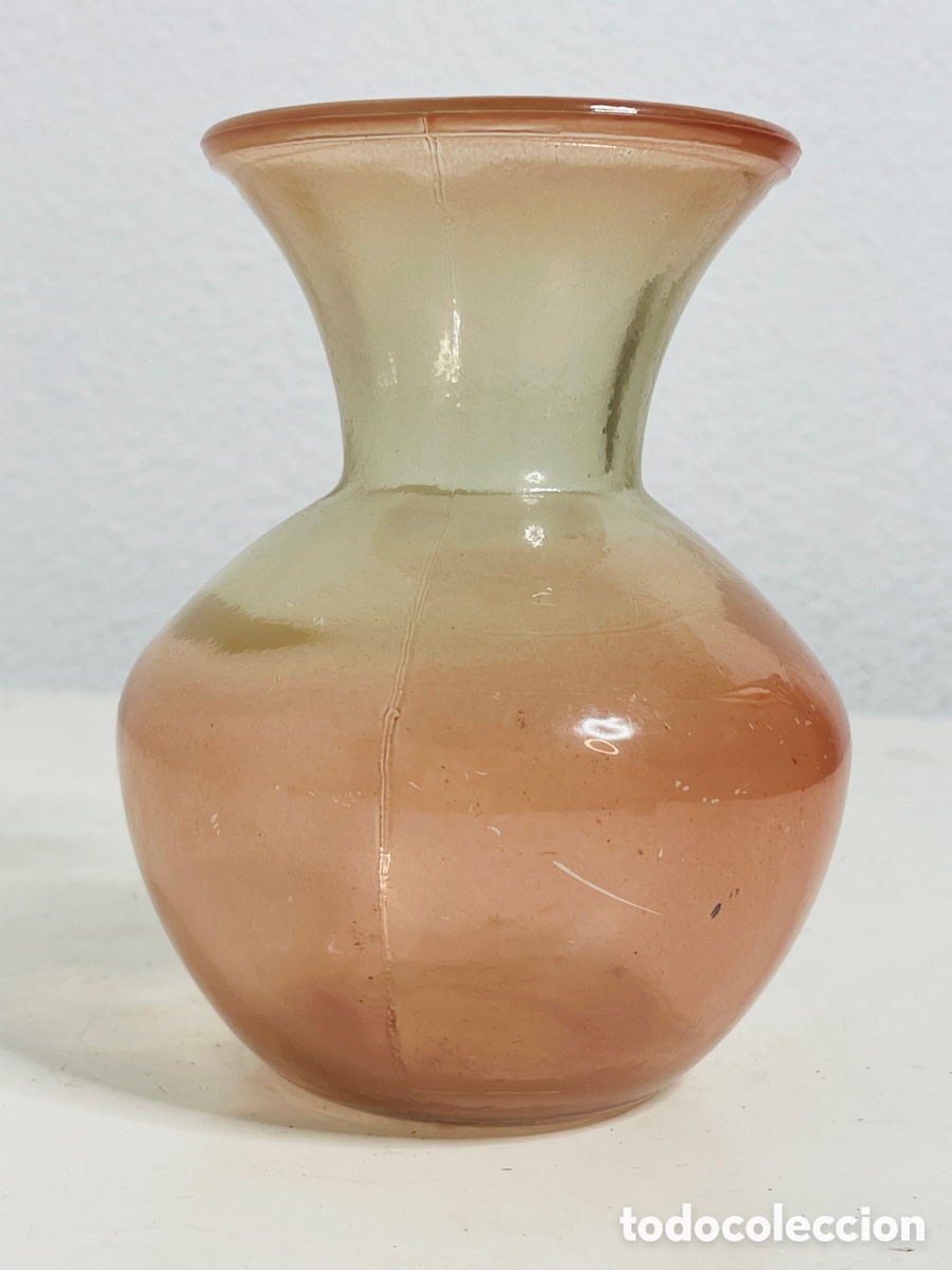 Antig&uuml;edades: Jarron Rosa Vintage - Foto 9