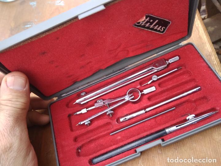 Antig&uuml;edades: Caja de compases Stilus in completa. Vitrina 11 - Foto 7