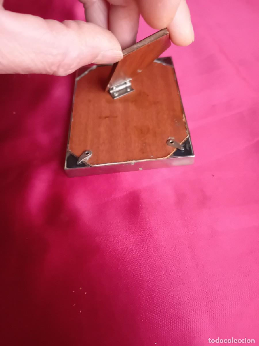 Antig&uuml;edades: Portafotos rectangular de alpaca plateada - Foto 3